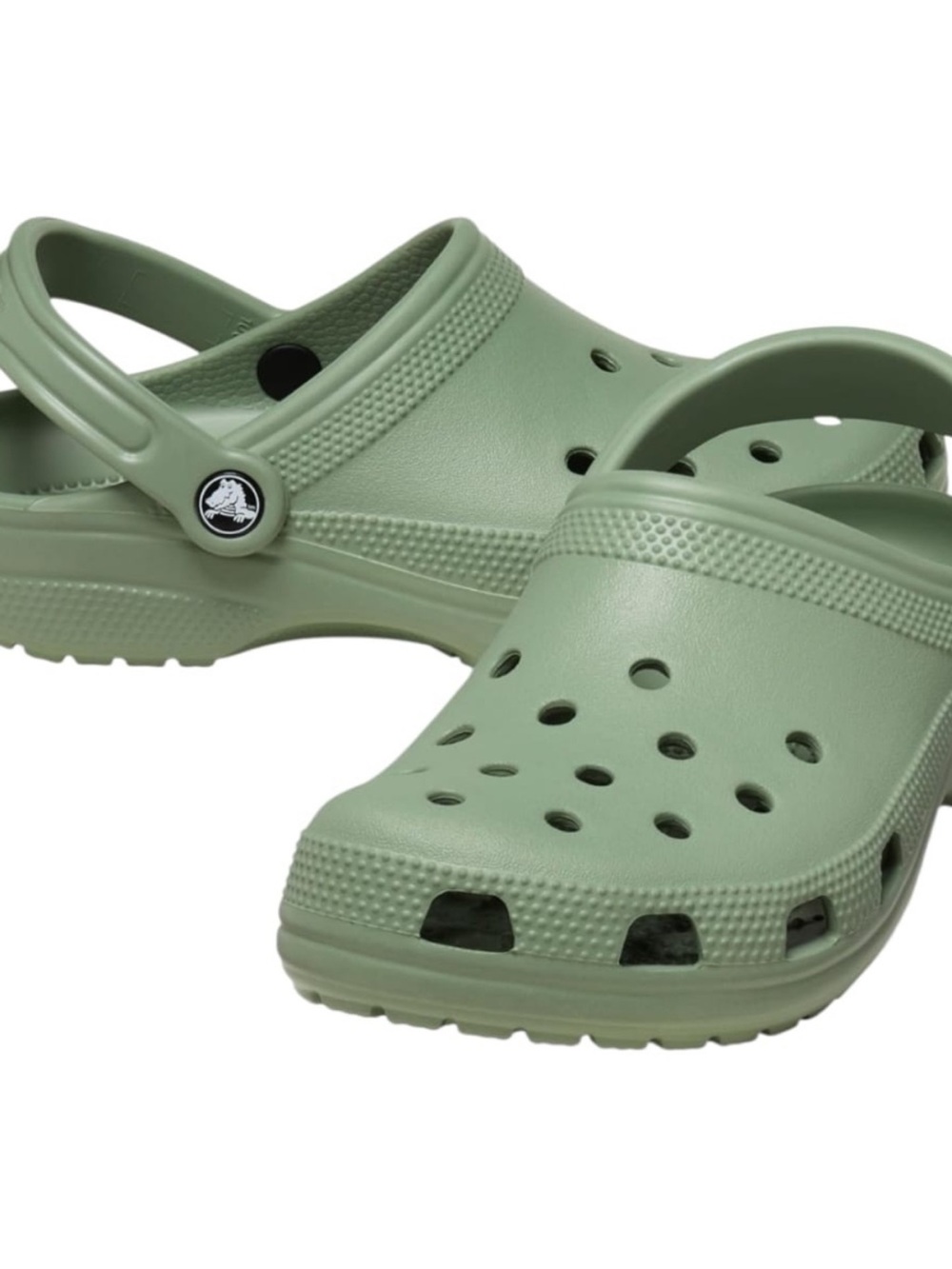 NWOT Sage Green Crocs